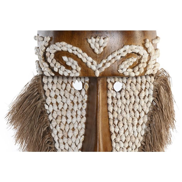 DKD Home Decor Máscara Decorativa Balinesa de Fibra y Albasia, Color Natural, Dimensiones 10.5x30x53 cm 1 DKD Home Decor Máscara Decorativa Balinesa de Fibra y Albasia, Color Natural, Dimensiones 10.5x30x53 cm 1