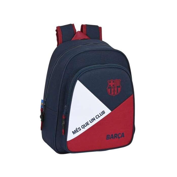 Mochila Escolar F.C. Barcelona Azul Granate (27 x 33 x 10 cm)