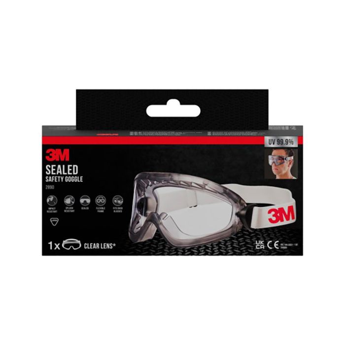 3M Gafas de Seguridad 2890S con Revestimiento Antivaho y Antirrayaduras, 7100331530 1 3M Gafas de Seguridad 2890S con Revestimiento Antivaho y Antirrayaduras, 7100331530 1