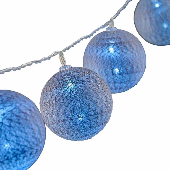 Guirnalda de Bolas LED Ø 6 cm 2 m Gris 1