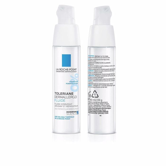 La Roche Posay TOLERIANE DERMALLERGO Fluido Facial Hidrata Calma Repara Piel Sensible 40 ml 1