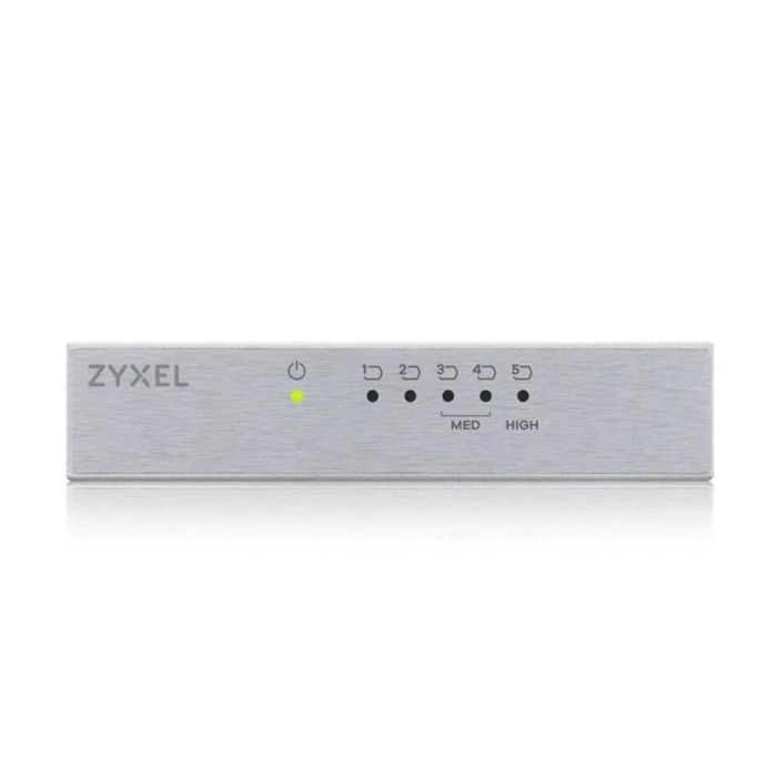 Zyxel GS-105BV5 Switch Mini 5 Puertos Gigabit Ethernet RJ-45 10/100/1000 Mbps con Soporte Automático MDI/MDIX y QoS 2