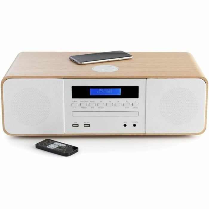 Thomson MIC201IBT Micro HiFi System - Bluetooth - Radio - CD - MP3 - USB - Blanco + Inducción