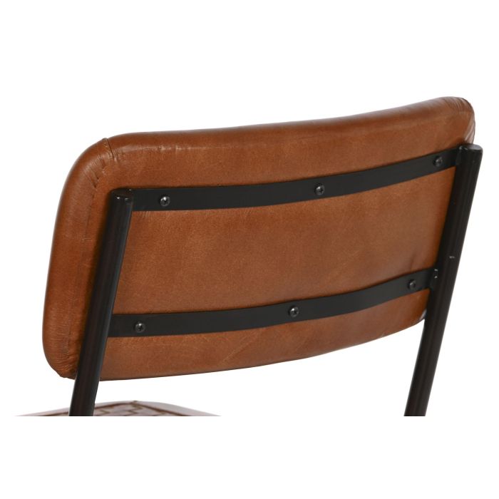 DKD Home Decor Silla Marron Negro 52 x 78 x 46 cm (2 Unidades) 6