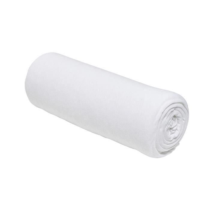 Hoy esencial hoy Charg - 140 x 190+25 cm - 1 persona - 100% de algodón de jersey - tiza Hoy esencial hoy Charg - 140 x 190+25 cm - 1 persona - 100% de algodón de jersey - tiza