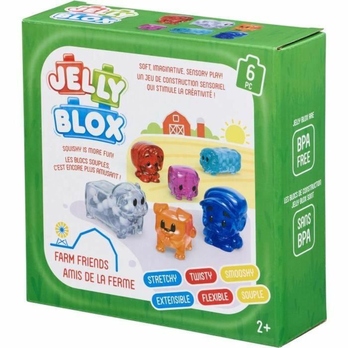 Goliath Set Amigos de la Granja Juego de Construcción JELLY BLOX Ladrillos Suaves y Flexibles A partir de 2 Años GOL8720077350069 4 Goliath Set Amigos de la Granja Juego de Construcción JELLY BLOX Ladrillos Suaves y Flexibles A partir de 2 Años GOL8720077350069 4