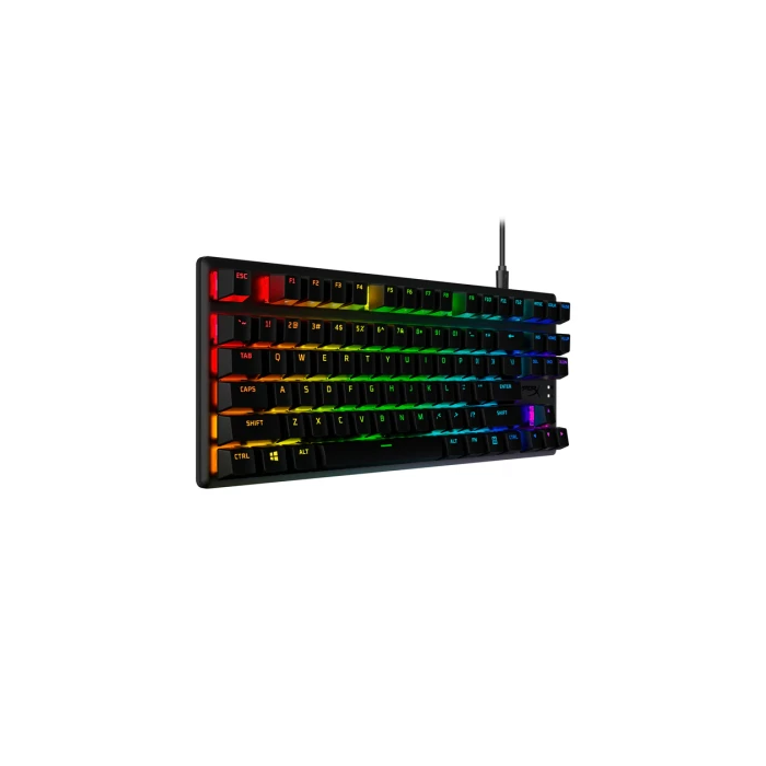 HyperX Alloy Origins Core Teclado Mecánico para Juego, Teclas PBT, Interruptores Mecánicos, Diseño Compacto, Negro - 639N7AA#ABE 1