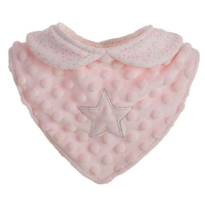 Babero sweet estrellitas rosa 20 cm 1 Babero sweet estrellitas rosa 20 cm 1