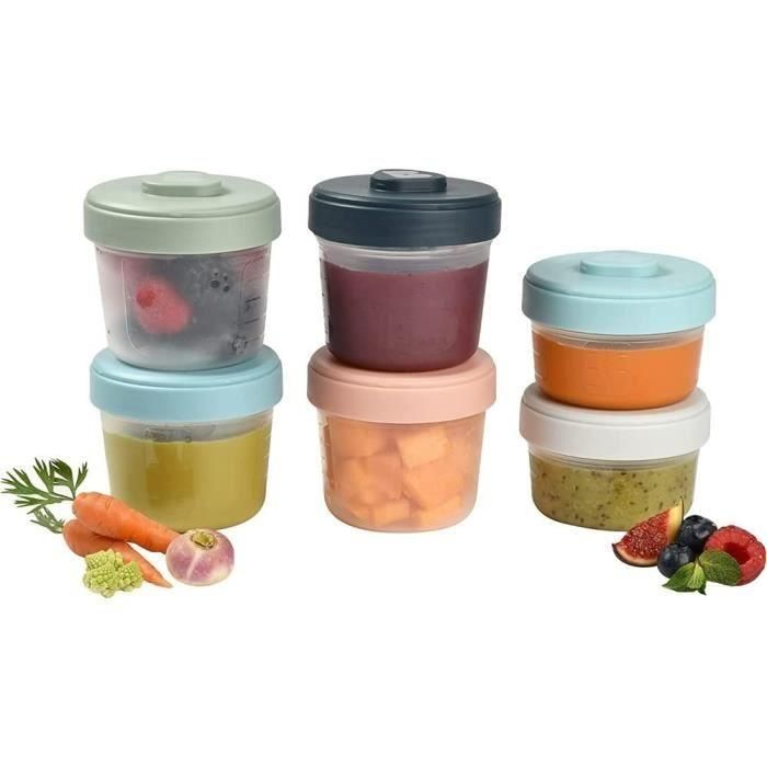 BEABA Set pinza 1a edad 6 porciones - (2x90ml + 4x150ml) 1 BEABA Set pinza 1a edad 6 porciones - (2x90ml + 4x150ml) 1