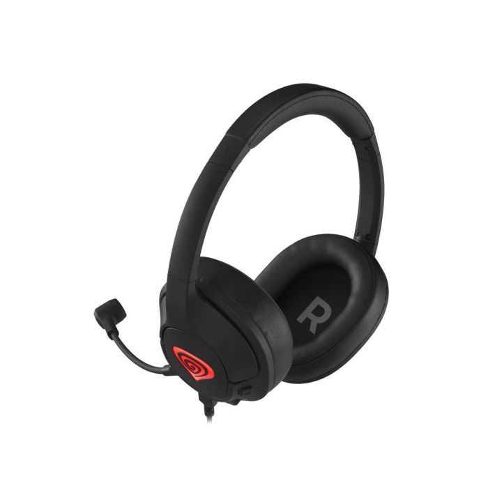 GENESIS Radon 800 Auriculares Gaming de Diadema Alámbricos USB 3.5mm Negro con Sonido 7.1, Micrófono Extraíble y Controles Integrados 4