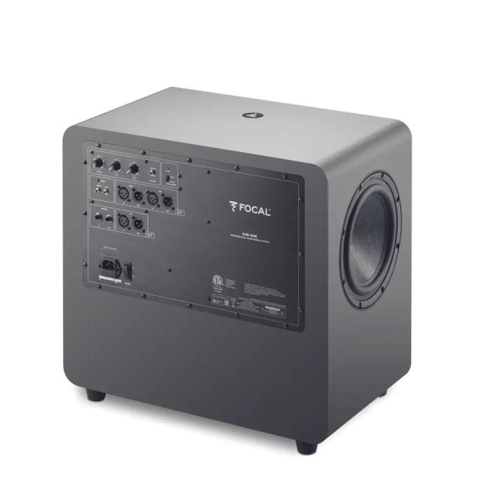 FOCAL Sub One Amplificador Subwoofer Clase D 2x100W RMS Doble Woofer 8" Fibra de Carbono Respuesta 32Hz-120Hz SPL 114dB. 3