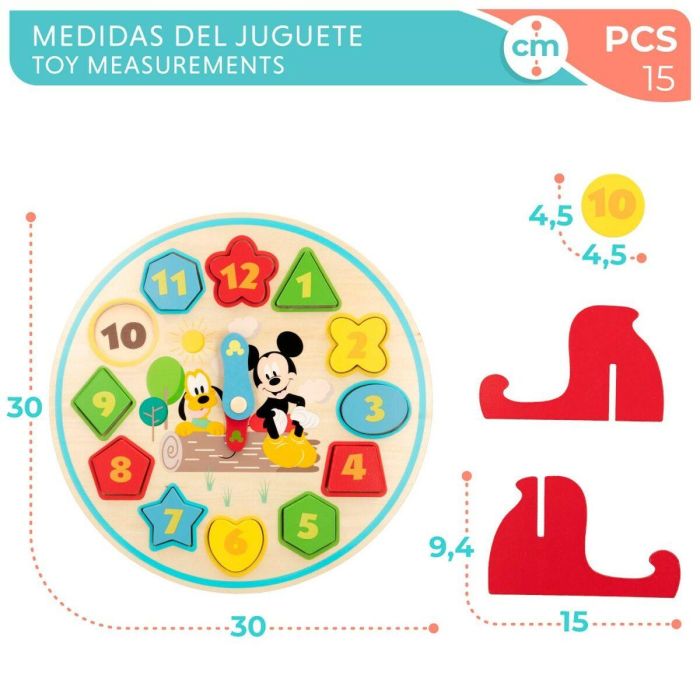 Juego Educativo Disney Reloj (6 Unidades) 1