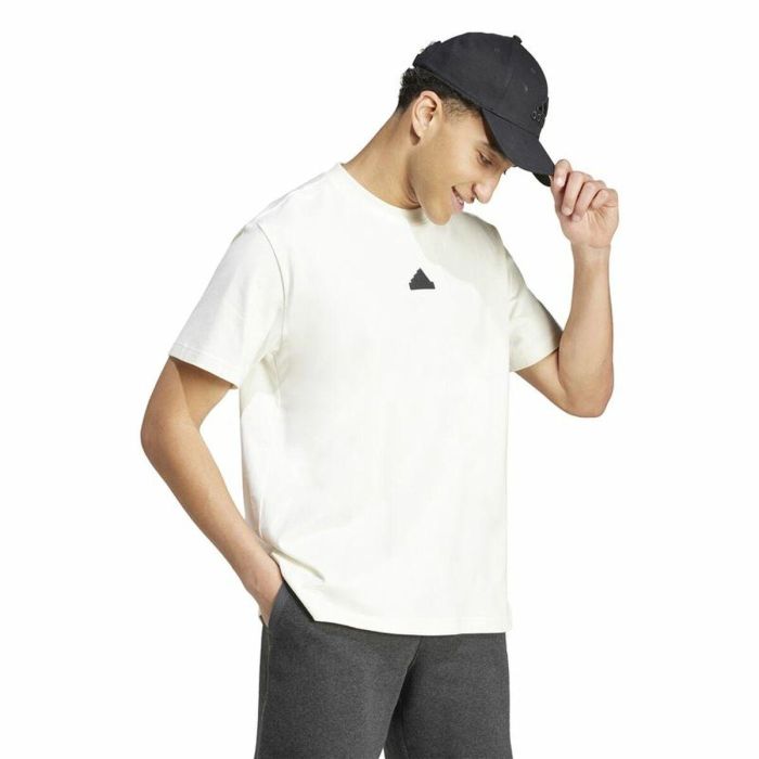 Camiseta de Manga Corta Hombre Adidas Brand Love Blanco 2