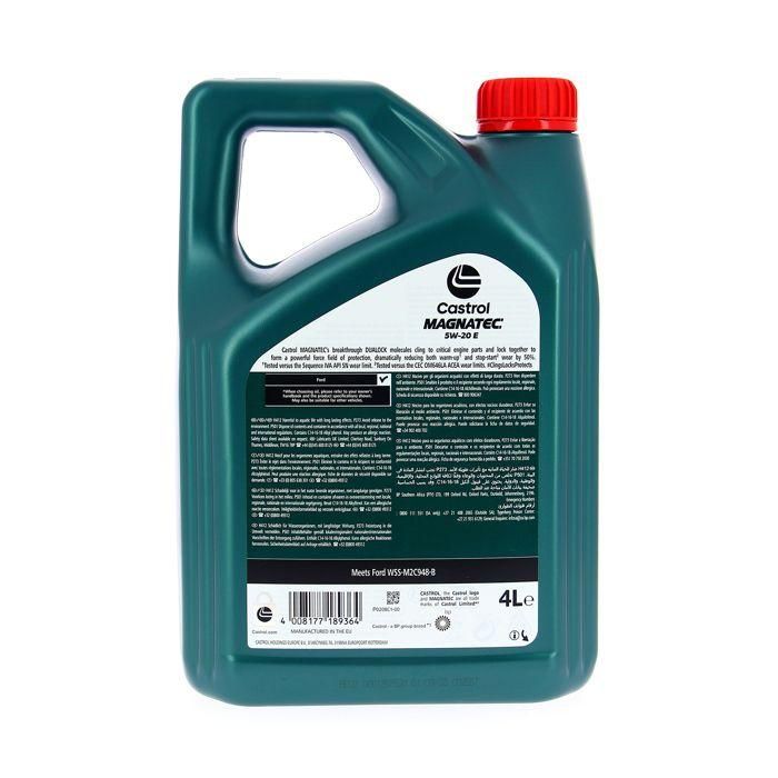 Aceite de motor - CASTROL - Magnatec 5W20 E - 4L 2