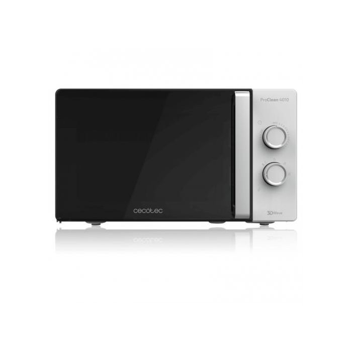 Cecotec 01546 Microondas Blanco ProClean 4010 Encimera 23 L 700 W Ready2Clean Full Crystal 3DWave