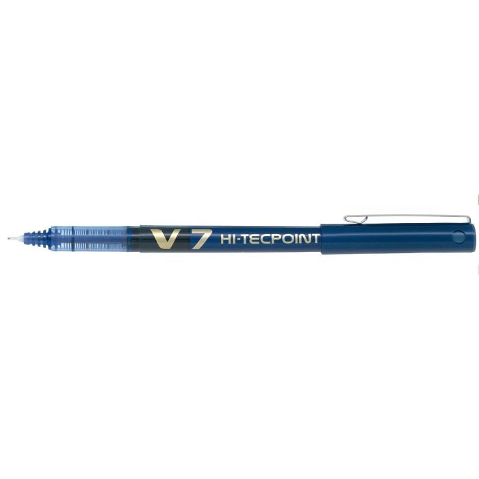 Rotulador Pilot Punta Aguja V-7 Azul 0.7 mm 12 unidades 1