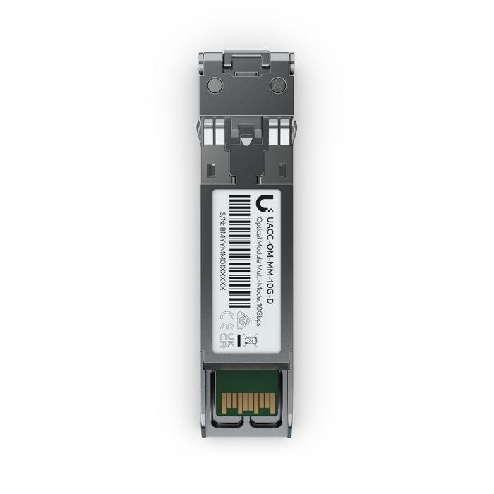 Ubiquiti Módulo Óptico Multi-Modo SFP+ 10G 2x LC hasta 550m - Transceptor de Fibra Duplex 1