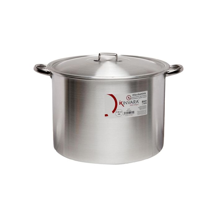 Kinvara Olla de Aluminio 40 cm, 40 L de Capacidad, Diámetro 40 cm (Set de 2) 1 Kinvara Olla de Aluminio 40 cm, 40 L de Capacidad, Diámetro 40 cm (Set de 2) 1
