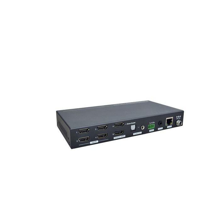 Vivolink HDMI 2.0 4x2, 4K@60Hz, 18Gbps, HDCP 2.2, SPDIF, 3.5mm, RS-232, 200x28.5x100 mm 3 Vivolink HDMI 2.0 4x2, 4K@60Hz, 18Gbps, HDCP 2.2, SPDIF, 3.5mm, RS-232, 200x28.5x100 mm 3