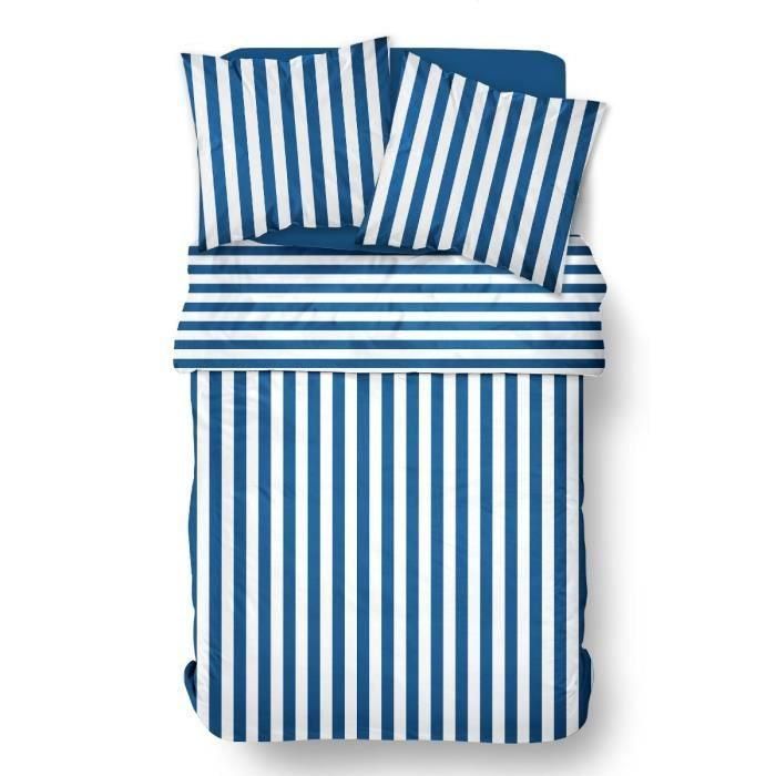 Set de cama - Today Summer Stripes - 240x220 cm - 2 personas - Algodón impreso apresurado 2 Set de cama - Today Summer Stripes - 240x220 cm - 2 personas - Algodón impreso apresurado 2