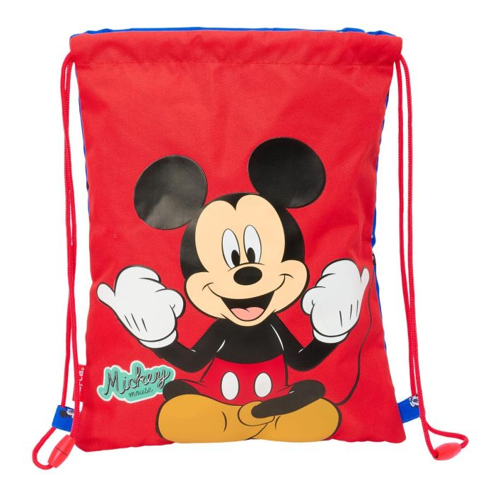 Bolsa Mochila con Cuerdas Mickey Mouse Clubhouse Good day Azul 26 x 34 x 1 cm