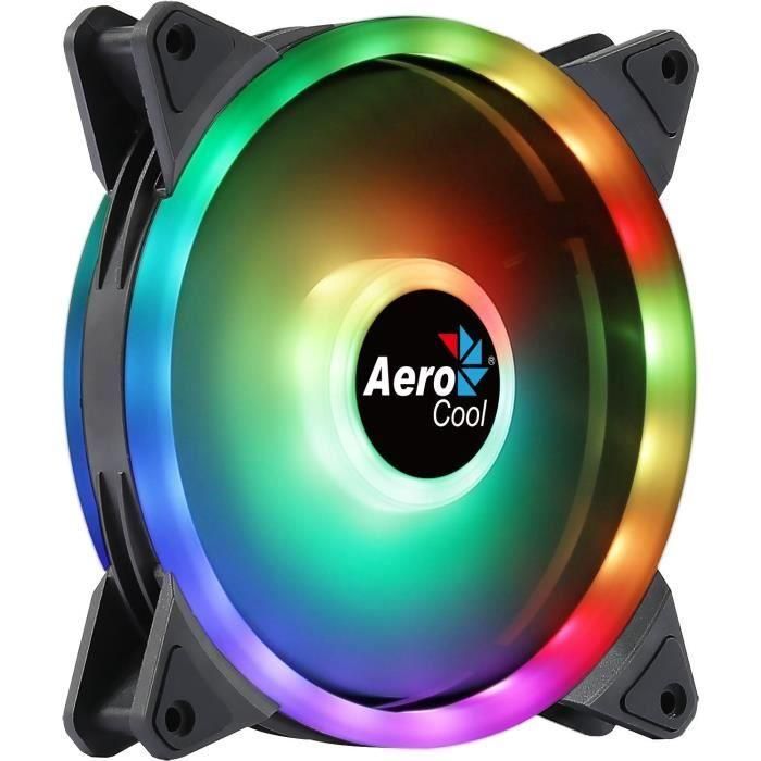 Aerocool ACF4-DU10217.11 Ventilador para Caja PC Duo 14 ARGB 140mm, 1000 RPM, 23.2 dBA, 49.5 CFM 1