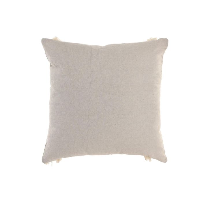 Cojin Boho DKD Home Decor Natural Beige 45 x 45 cm (2 Unidades) 2 Cojin Boho DKD Home Decor Natural Beige 45 x 45 cm (2 Unidades) 2