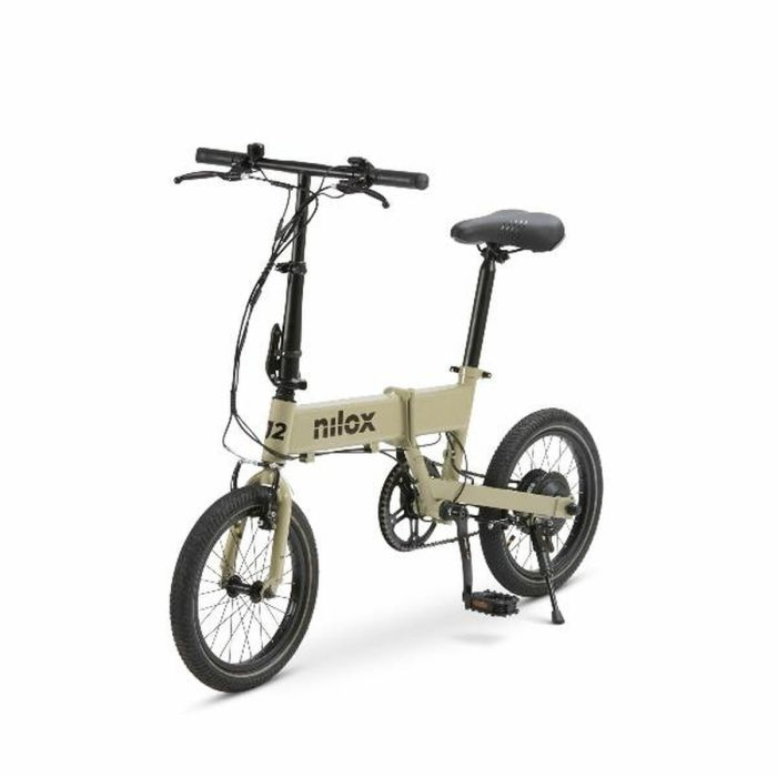 Bicicleta Eléctrica Nilox J2 Beige 250 W 16" 0 Bicicleta Eléctrica Nilox J2 Beige 250 W 16" 0