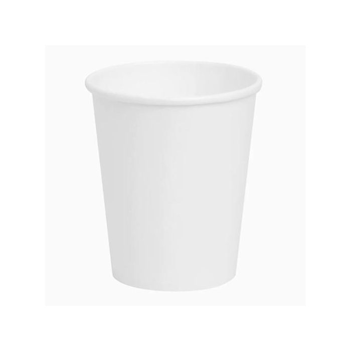 Vaso Cartón Biodegradable 200Cc Pack 25 Blanco