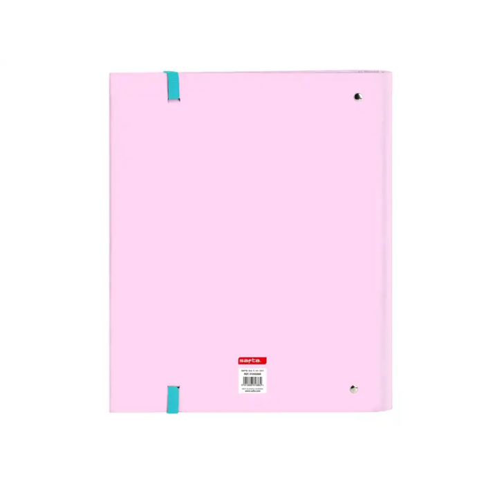 Safta Carpeta con recambio DIN A4, cuadro 5 mm, con goma y separadores, Benetton Dolce 1 Safta Carpeta con recambio DIN A4, cuadro 5 mm, con goma y separadores, Benetton Dolce 1