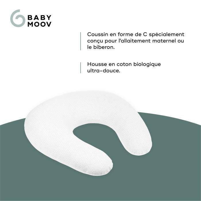 BABYMOOV B.LOVE Cojín de maternidad y lactancia, certificado oeko-Tex y ecológico, gris mineral 2 BABYMOOV B.LOVE Cojín de maternidad y lactancia, certificado oeko-Tex y ecológico, gris mineral 2