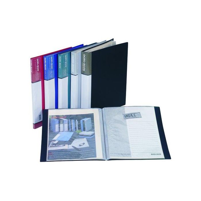 Carpeta Fundas (Tarifario) Data Bank Pp Rigido A4 10 F. Negro