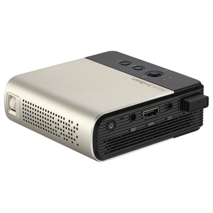 ASUS Proyector Portátil ZenBeam E2 DLP WVGA 300 lúmenes ANSI Wifi Full HD Negro Oro 4