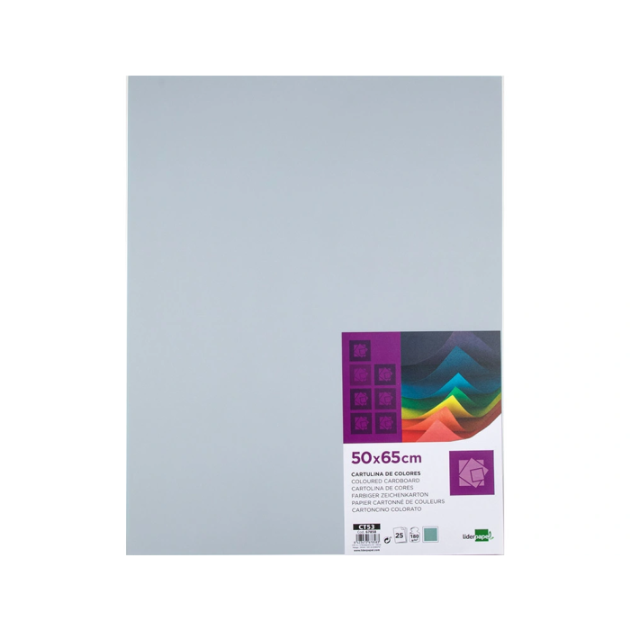Liderpapel Cartulina 50x65 cm 180 gr Gris Paquete de 25 Hojas para Dibujo y Manualidades 2 Liderpapel Cartulina 50x65 cm 180 gr Gris Paquete de 25 Hojas para Dibujo y Manualidades 2