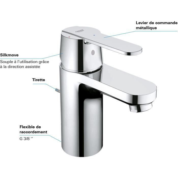 GROHE - Mezclador monomando de lavabo - Tamaño S 5