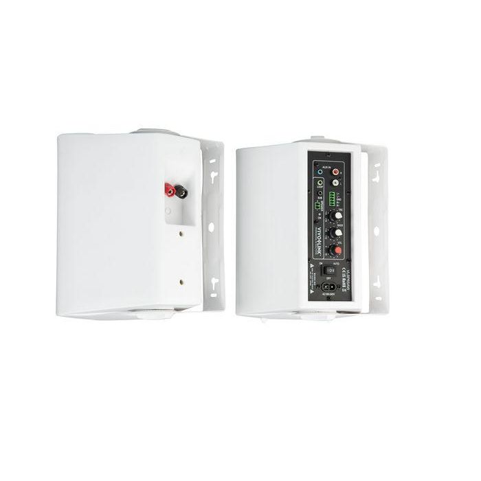 Vivolink VLSP65AW Set Altavoces Activos Estéreo Profesionales 2x30W, 5,25 pulgadas, Blanco, Función Stand-by Ahorro Energía 3 Vivolink VLSP65AW Set Altavoces Activos Estéreo Profesionales 2x30W, 5,25 pulgadas, Blanco, Función Stand-by Ahorro Energía 3