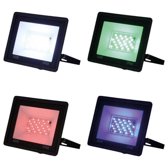 Proyector LED RGBW con Mando a Distancia 30W [HO-ICRGBFL-30W] 4