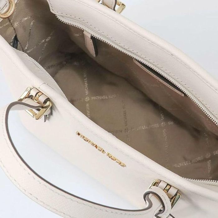 Bolso de Hombro Michael Kors 35T9GTVT0L-LT-CREAM Beige 24 x 19 x 10 cm 1