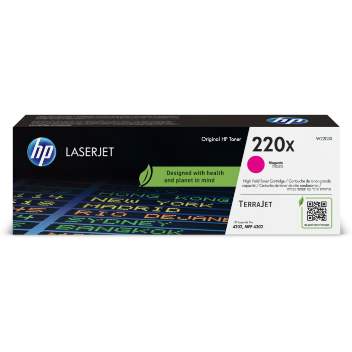 Hp Toner Magenta Laserjet Pro 4302Fdwe ,4202Dn, 4202Dw, 4202Dwe, 4302Dw, 4302Dwe, Mfp 4303Dw, Mfp 4303Fdw - 220X Hp Toner Magenta Laserjet Pro 4302Fdwe ,4202Dn, 4202Dw, 4202Dwe, 4302Dw, 4302Dwe, Mfp 4303Dw, Mfp 4303Fdw - 220X