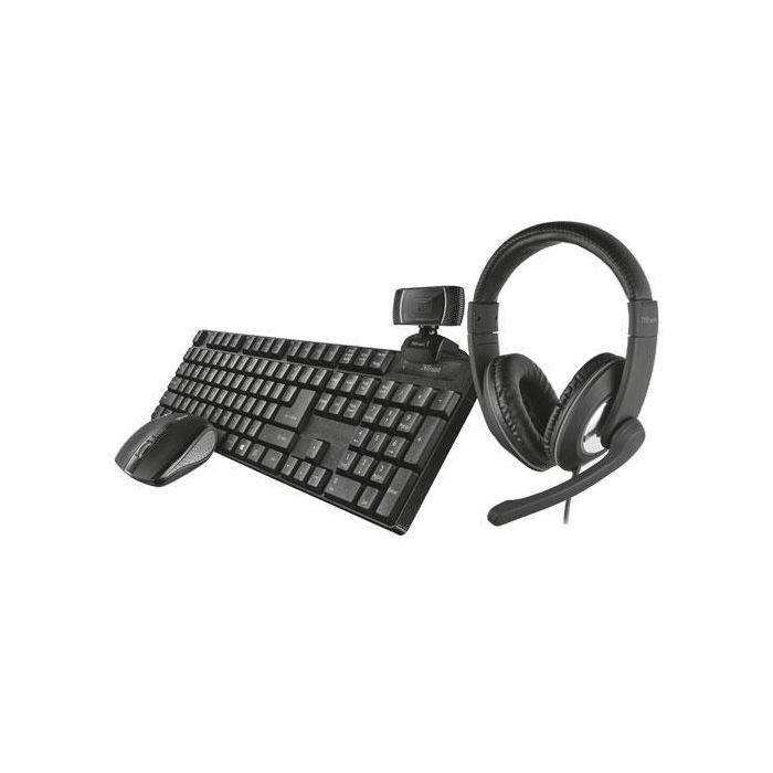 Trust Bundle Home Office Incluye Headset Reno 21662 Teclado Y Ratón Ximo 21135 Y Una Webcam Trino Hd 18679 Trust Bundle Home Office Incluye Headset Reno 21662 Teclado Y Ratón Ximo 21135 Y Una Webcam Trino Hd 18679