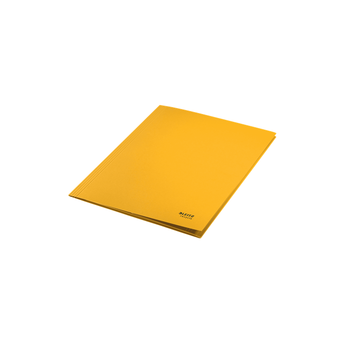 Leitz 39080015 Carpeta de Cartón con Gomas A4 Recycle Amarillo 100% Certificación Climate Neutral Blue Angel 4