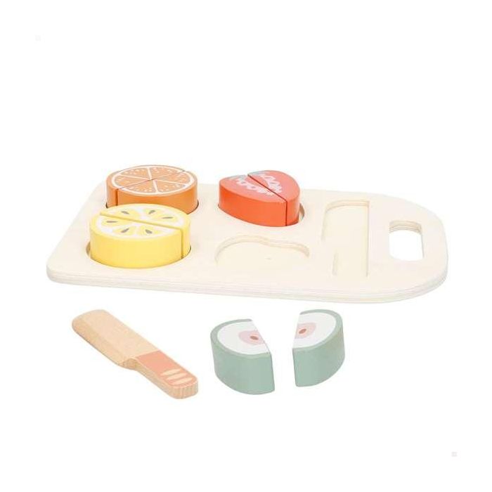 Color Baby Tabla de Fruta con Verdura Madera incluye 10 Piezas 22x25x15 cm Modelos Surtidos 3