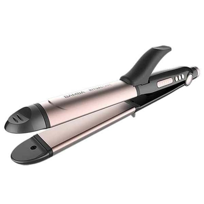 Plancha de Pelo de Cerámica Cecotec Bamba RitualCare 1000 2in1 Negro/Rosa Blanco 82 W