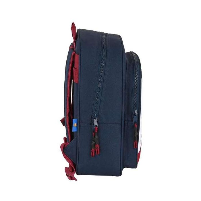 Mochila Escolar F.C. Barcelona Azul Granate (27 x 33 x 10 cm) 3