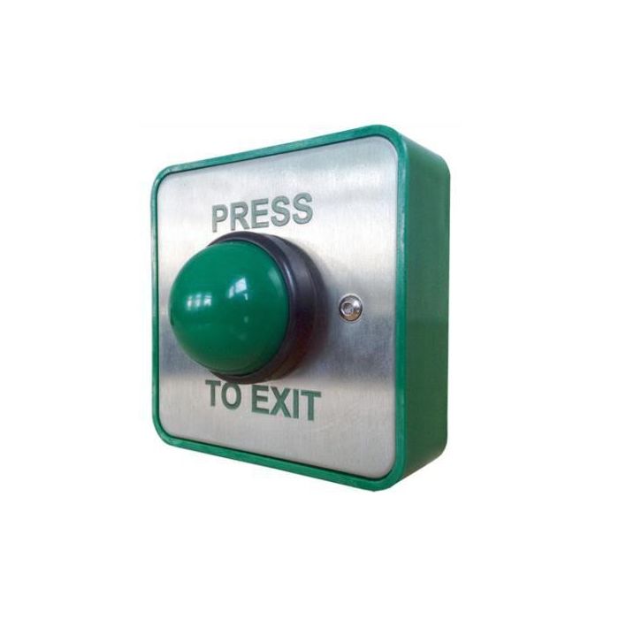 CQR 01P/DR Botón de Salida Cúpula Verde