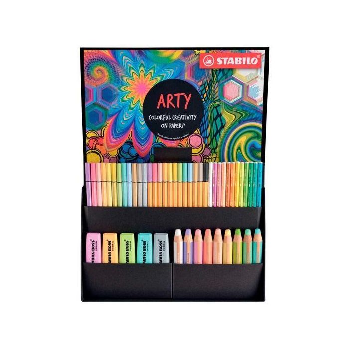 Stabilo Set Creativo Arty Pastel Estuche 50 Ud C-Surtidos Stabilo Set Creativo Arty Pastel Estuche 50 Ud C-Surtidos