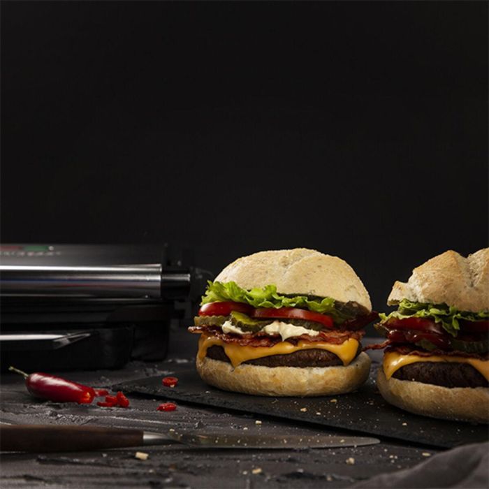 Grill de Contacto Princess 112415 2000W Negro Acero inoxidable 16 Grill de Contacto Princess 112415 2000W Negro Acero inoxidable 16
