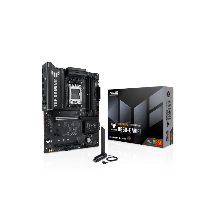 Asus TUF GAMING B850-E WiFi Placa Base AMD B850 Zócalo AM5 ATX DDR5 con Wi-Fi 6E y Chipset AMD B850 - Referencia 90MB1L20-M0EAY0 0 Asus TUF GAMING B850-E WiFi Placa Base AMD B850 Zócalo AM5 ATX DDR5 con Wi-Fi 6E y Chipset AMD B850 - Referencia 90MB1L20-M0EAY0 0