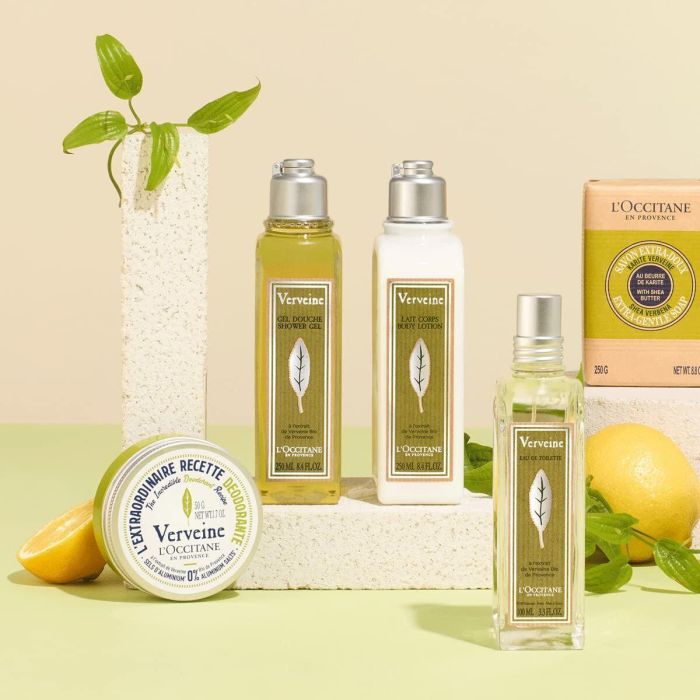 L'Occitane En Provence Gel de Ducha VERBENA Ecorecarga 500 ml con Extracto de Verbena Biológica para Piel Suave y Refrescante 1 L'Occitane En Provence Gel de Ducha VERBENA Ecorecarga 500 ml con Extracto de Verbena Biológica para Piel Suave y Refrescante 1