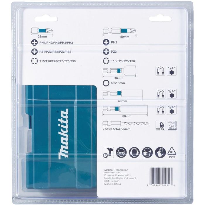Makita B-66896 Impact Black Bohrer-Bit-Set 2